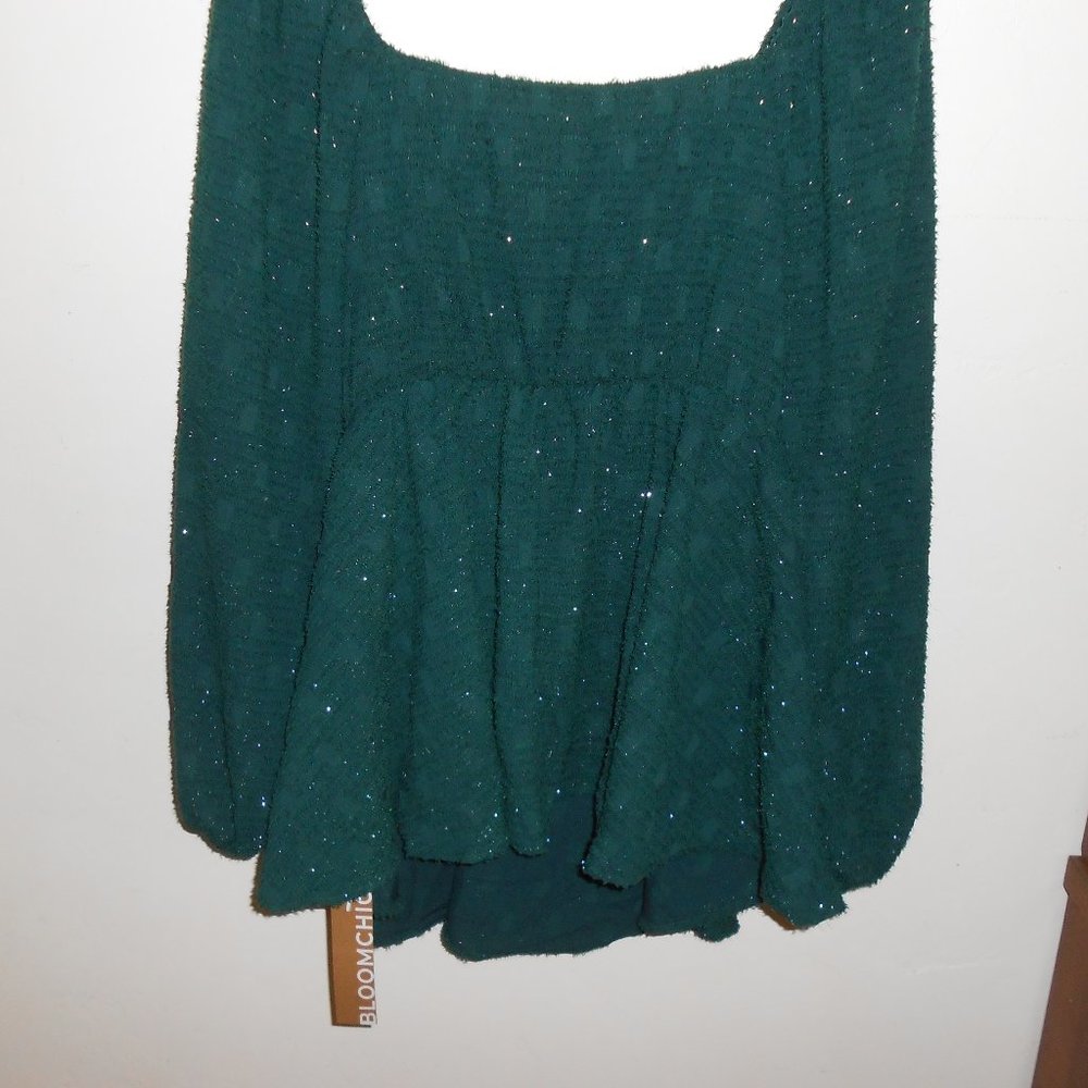 Bloomchic Sweater, Green, Size 18-20